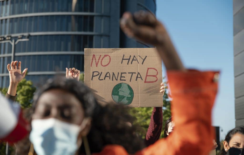 Environmental protests demanding climate action now