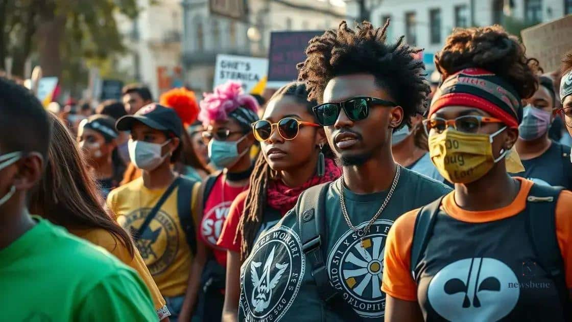 Symbols and their meanings in protest attire