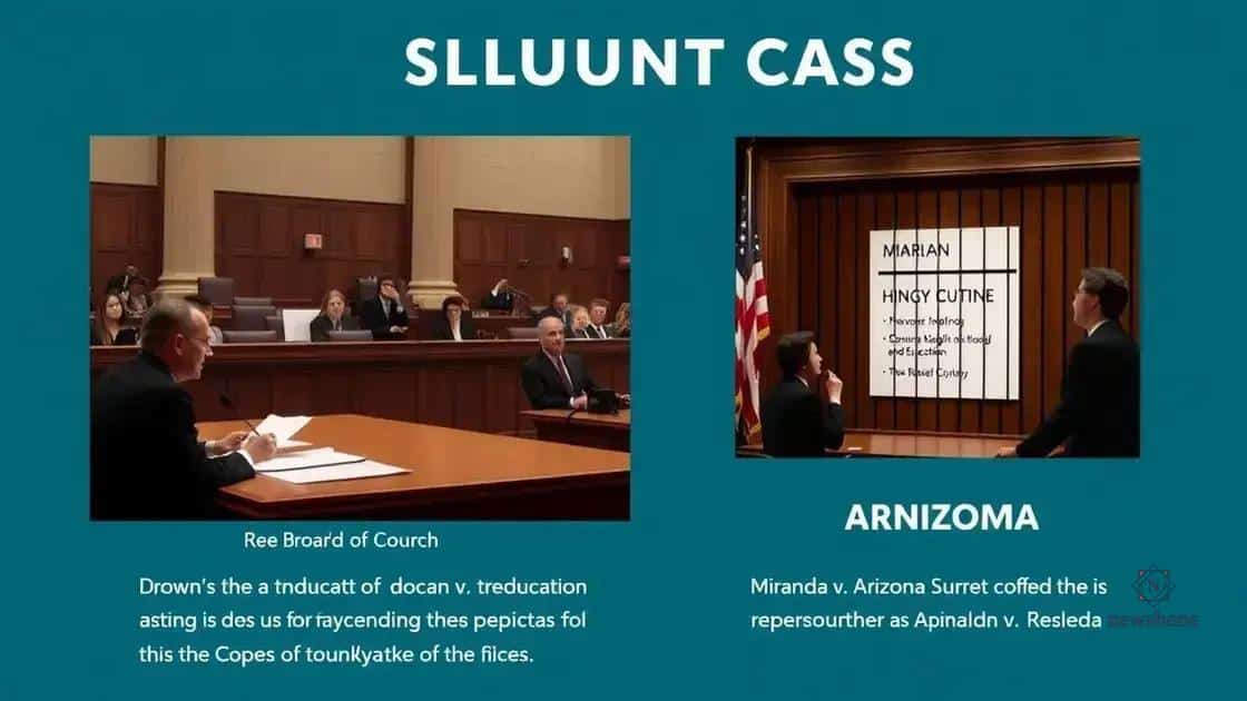 Key cases that shaped the legal landscape