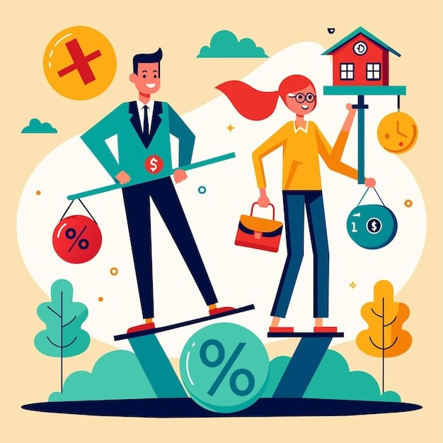 An illustration depicting different income levels represented by people in various professions, with upward and downward arrows indicating potential changes in their tax burdens.