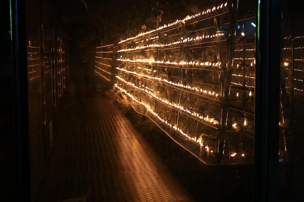 A close-up photo of a server room with blinking lights and cables, emphasizing the importance of securing physical infrastructure in data protection.