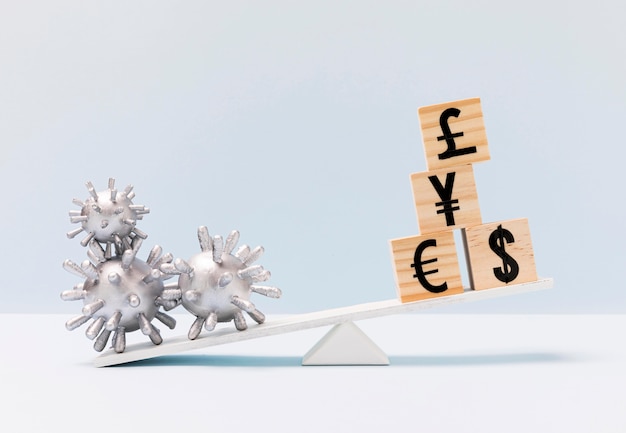 A digital illustration depicting a seesaw, with inflation on one side and mortgage rates on the other, representing the balancing act the Federal Reserve faces when adjusting interest rates.