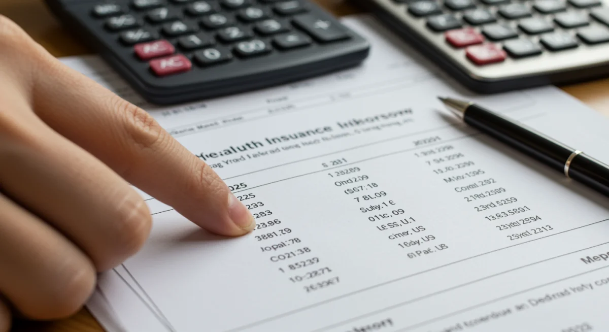 Analyzing 2025 health insurance deductibles and copays