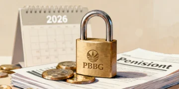 PBGC 2026 pension protection illustration, showing secure retirement funds